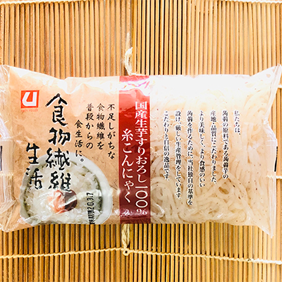 国産生芋すりおろし100%糸こんにゃく